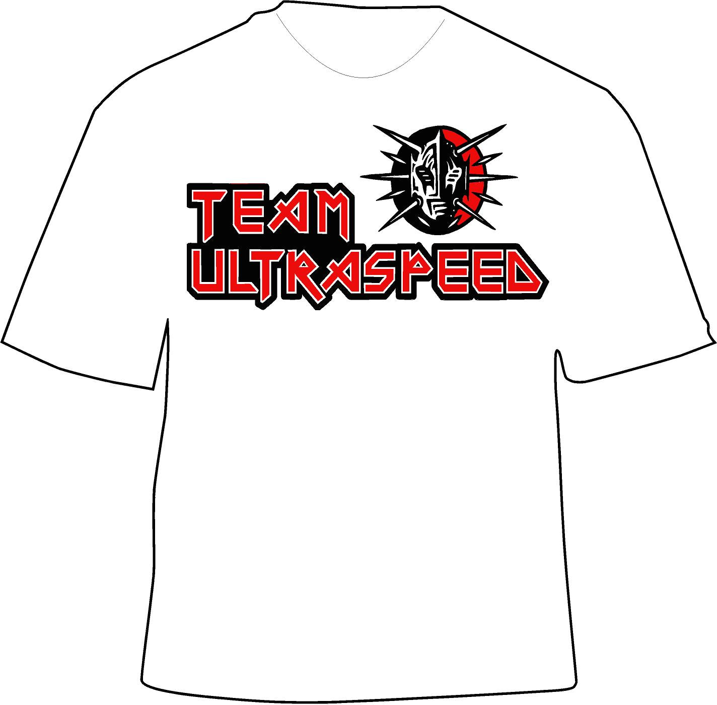 Iron Maiden Ultraman Tee in White