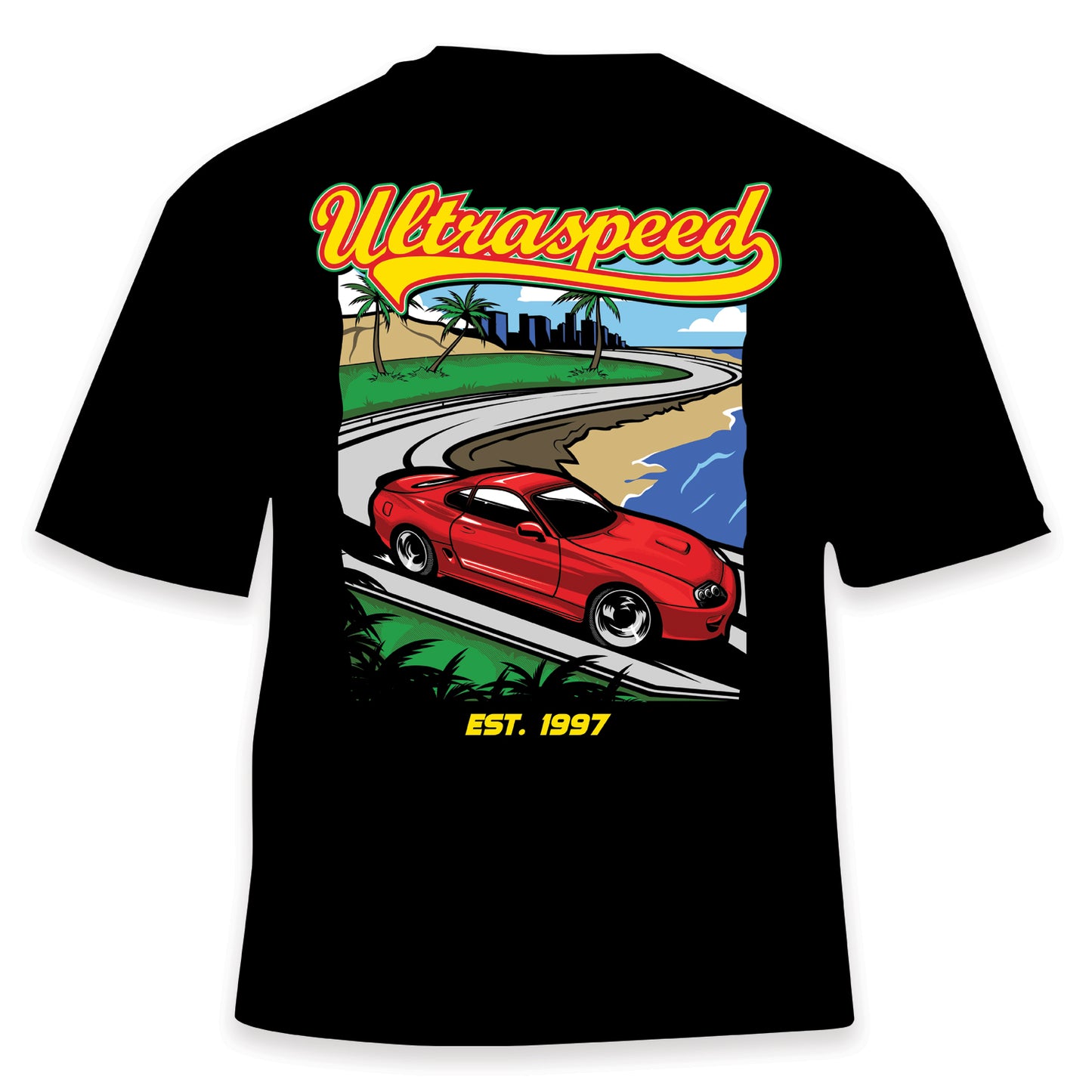Retro JDM Supra Graphic T-Shirt – Classic Car Culture Tee